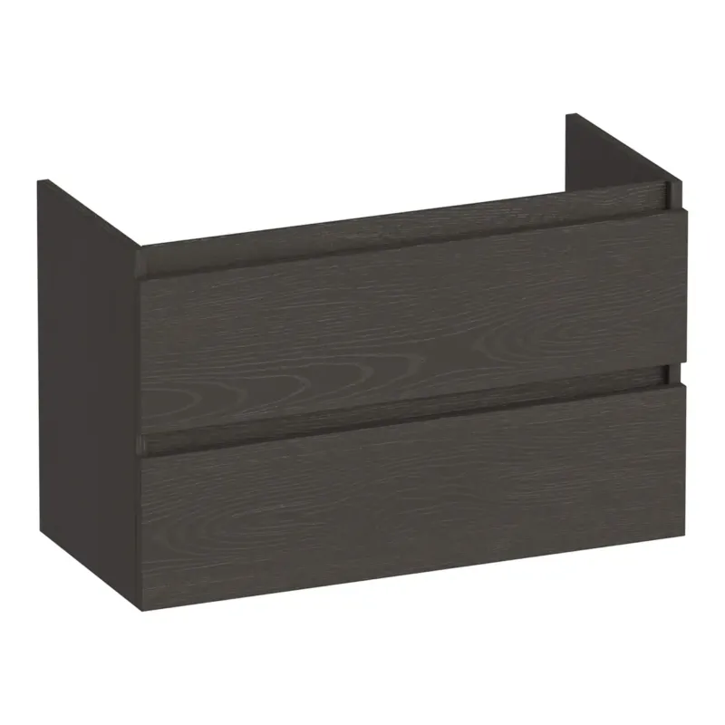 Bestseller Brauer Joy onderkast ondiep 80cm met 2 softclose lades timber anthracite
