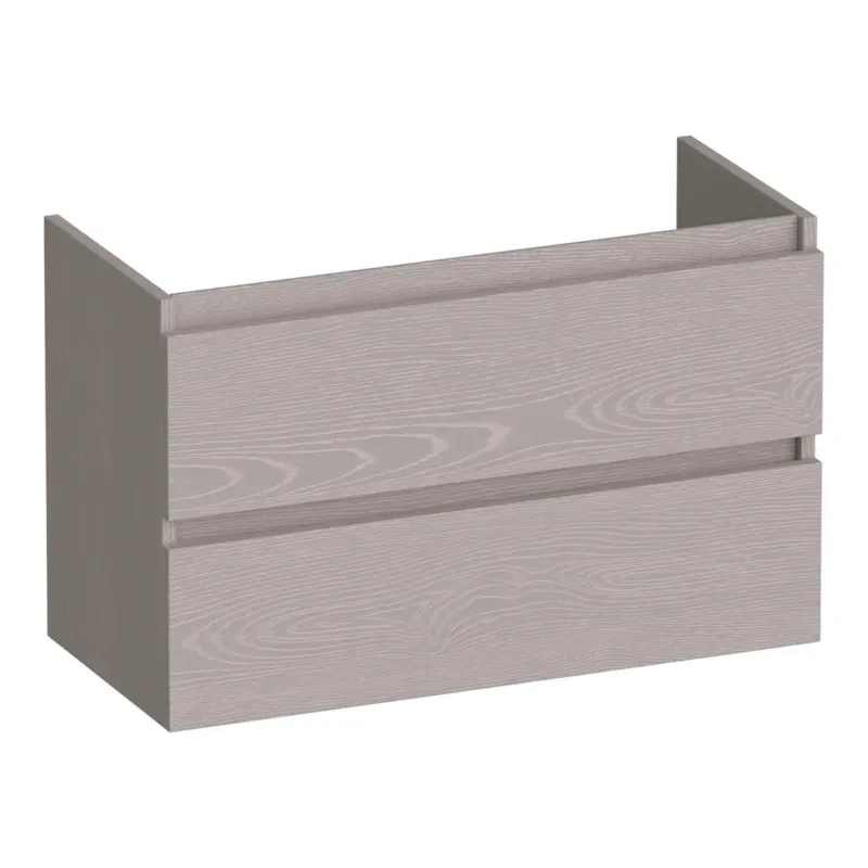 Brauer Joy onderkast ondiep 80cm met 2 softclose lades timber greige Gecertificeerd