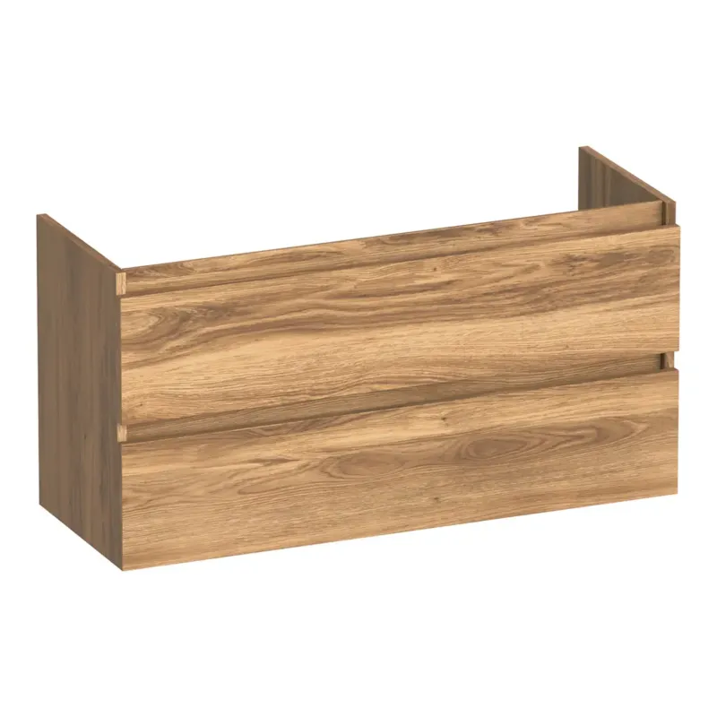 Rechtstreeks Van De Fabrikant Brauer Joy onderkast ondiep 100cm met 2 softclose lades honey