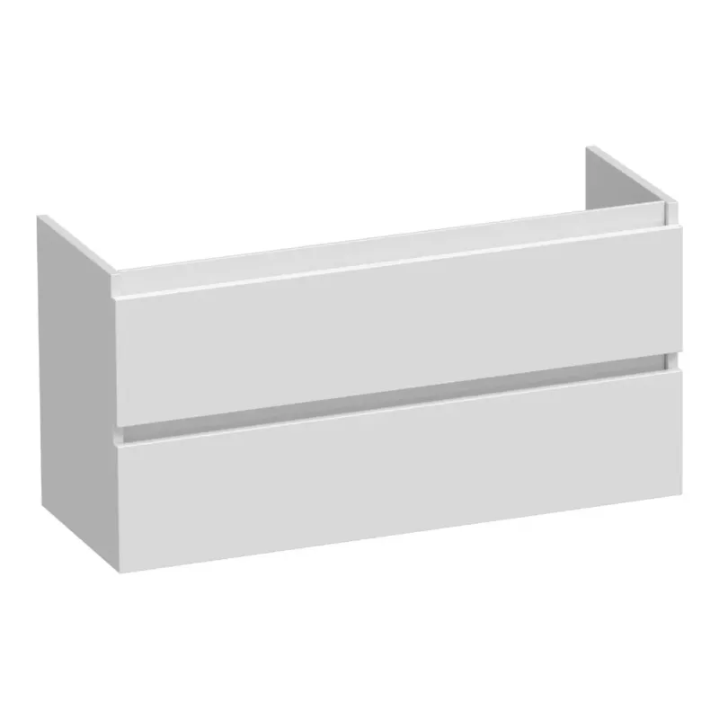Brauer Joy onderkast ondiep 100cm met 2 softclose lades wit glans Bestel Nu