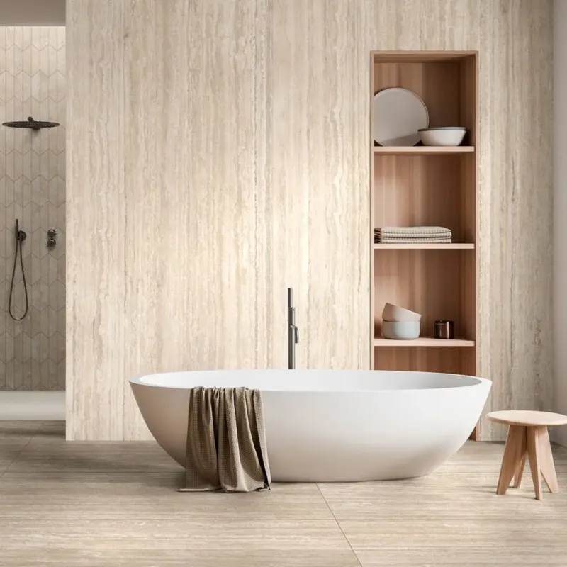 Valence Calviro vloertegel 60x120cm beige travertin gerectificeerd Lage Prijs