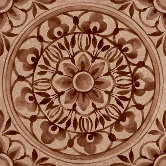 Valence Lunessa vloertegel 20x20cm roodbruin met bloemen Betaalbaar