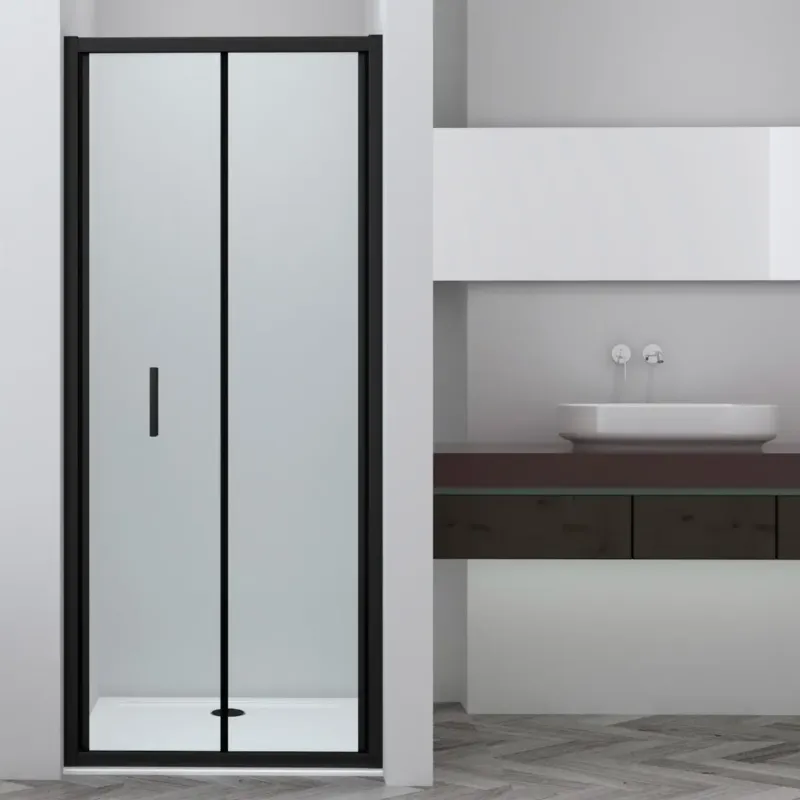 Nieuw Kerra Solid vouwbare douchedeur 80x195cm zwart