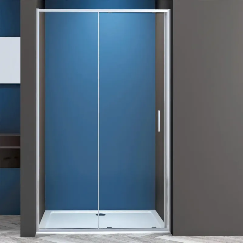 Nieuw Kerra Solid schuif douchedeur 110x195cm chroom