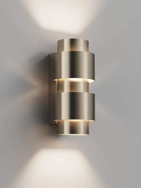 Seizoensaanbieding Hipp Design 01 wandlamp halfrond 12W dimbaar brons PVD