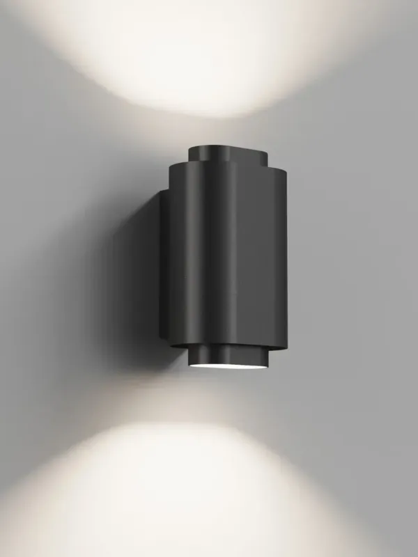 Rechtstreeks Van De Fabrikant Hipp Design 03 wandlamp ovaal 6W dimbaar zwart mat