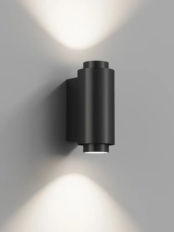 Hipp Design 04 wandlamp rond 6W dimbaar zwart mat Meest Verkocht