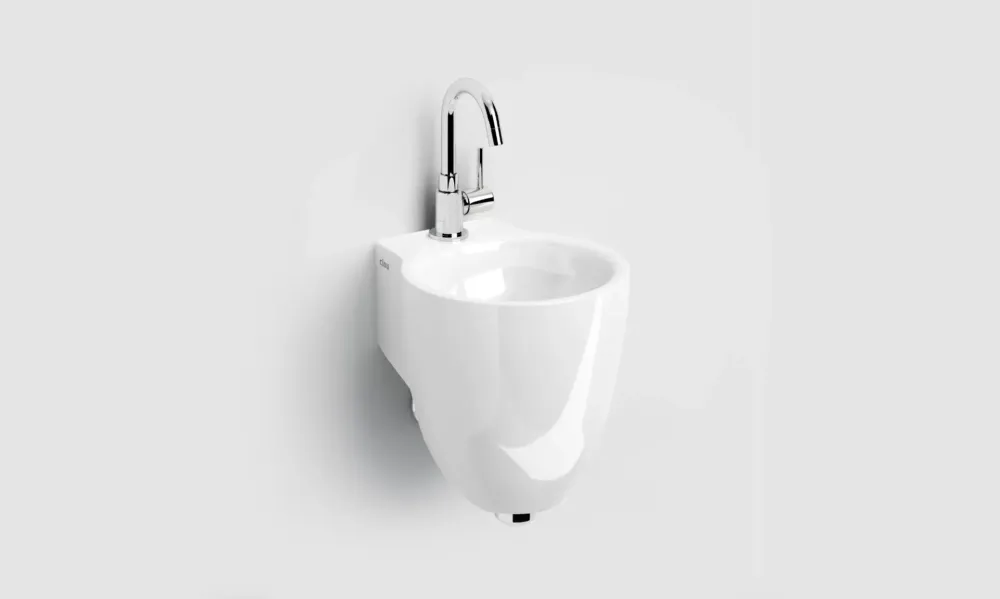 Beperkte Voorraad Clou Flush 6 keramische fontein 27cm met kraangat wit glans