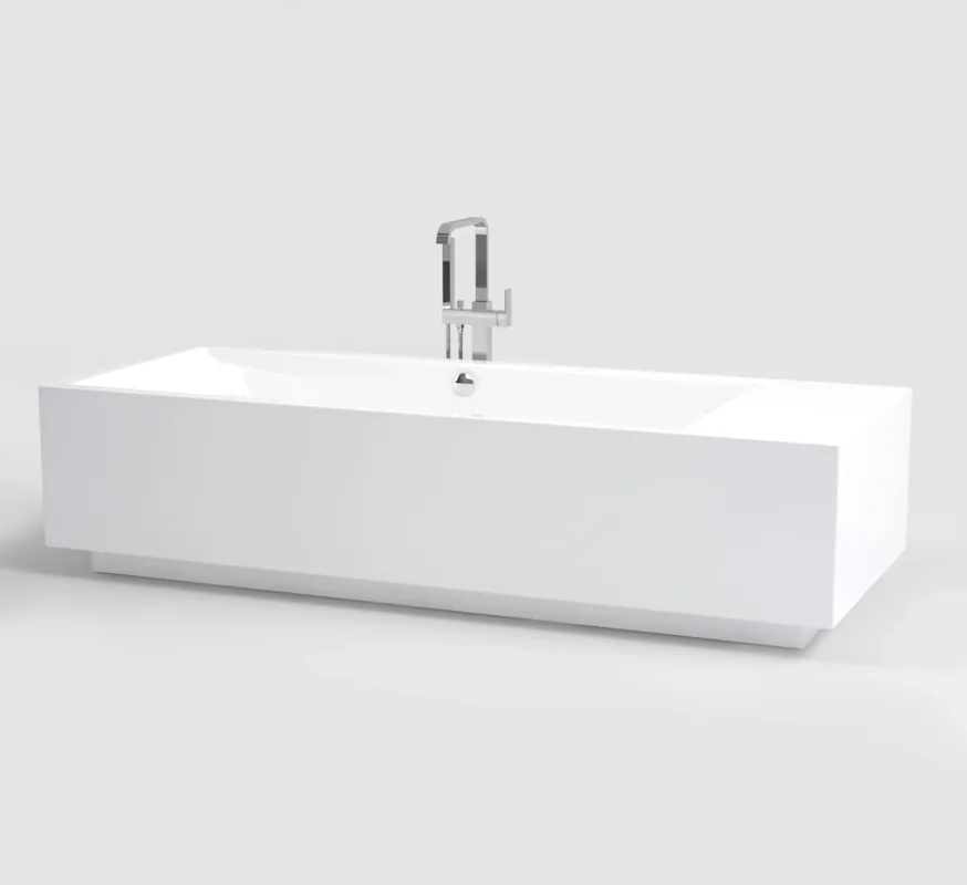 Bestseller Clou Wash Me vrijstaand ligbad acryl 220x85cm wit glans