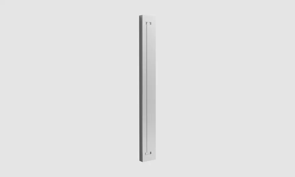 Weekendaanbieding Clou Hold Me kantlijsten voor spiegels 50cm RVS - set van 2