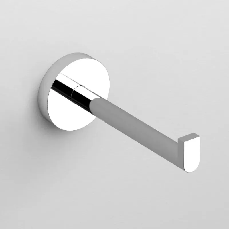 Uitverkoop Clou Flat toiletrolhouder recht chroom