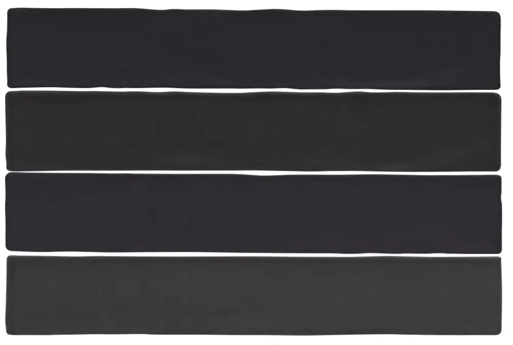 Nieuw Navale Joly wandtegel 6.5x40cm zwart mat