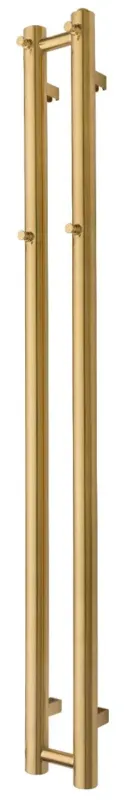 TVS Design Plus radiator 13.5x140cm 135W messing geborsteld PVD Laatste Kans