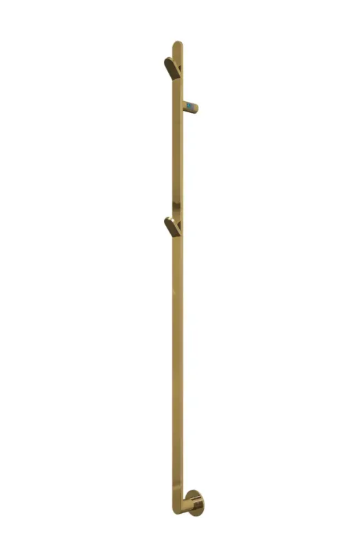 Koopje TVS Design Plus 1F elektrische radiator 8.5x150cm 30W messing geborsteld PVD