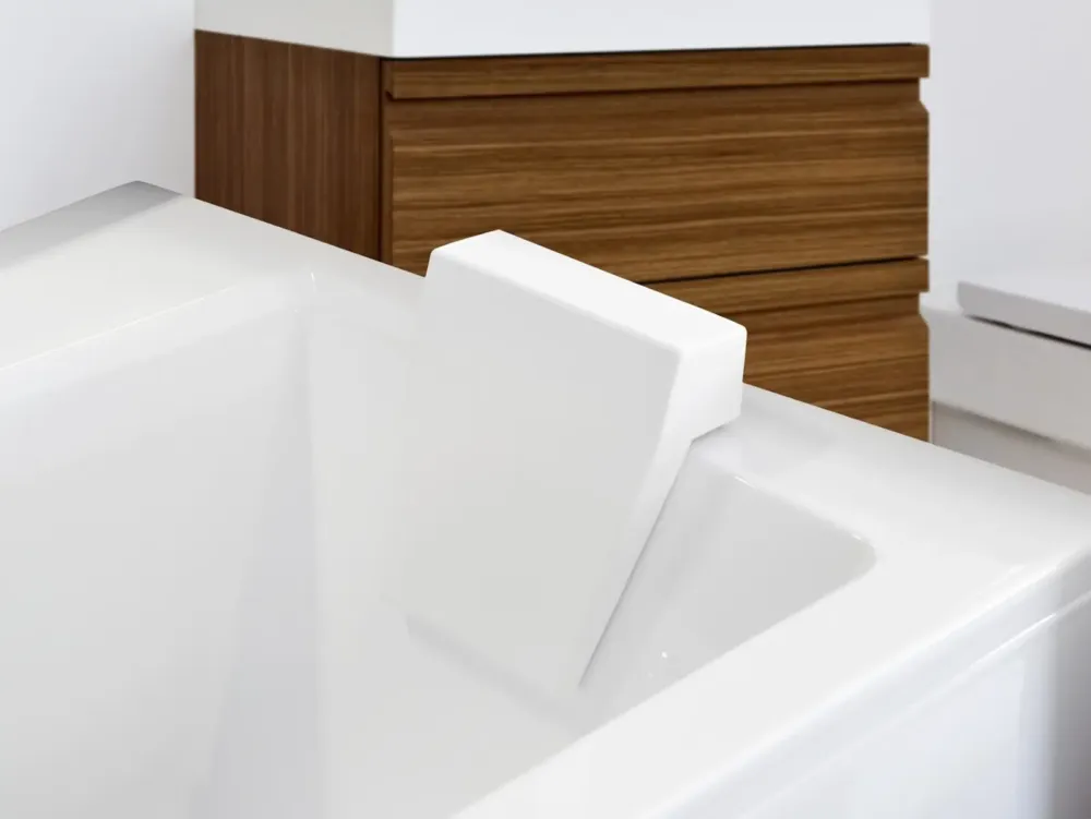 Betaalbaar Plazan Modern badkussen wit