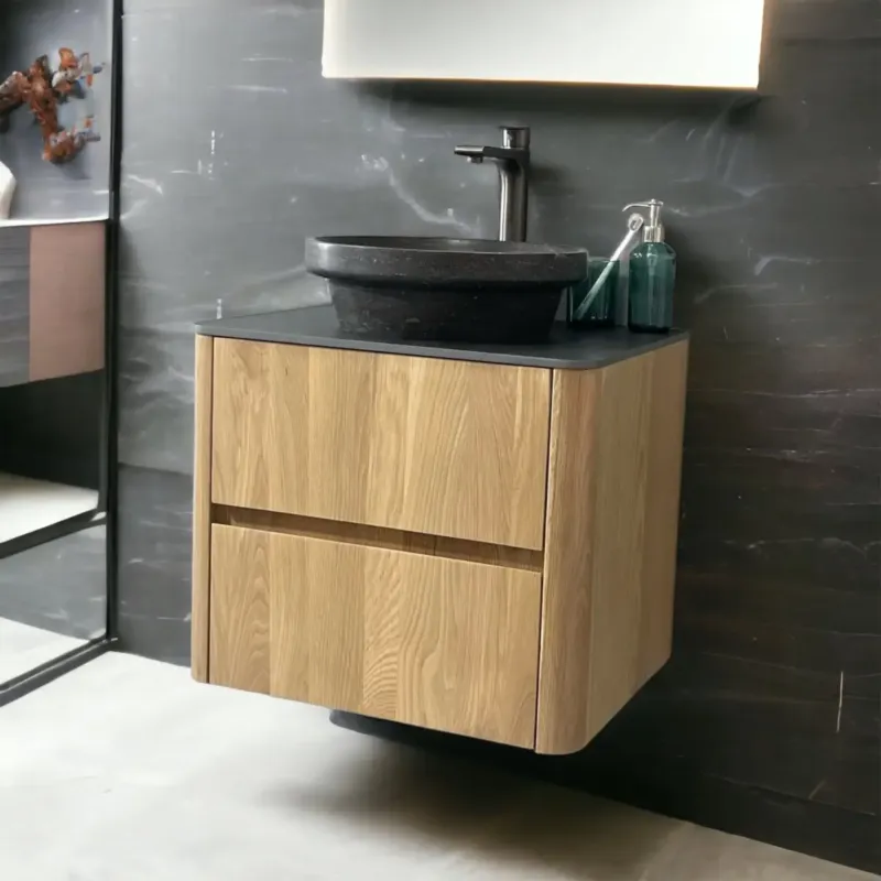 B-Stone Branson badmeubel eiken met toppaneel 60cm Betaalbaar