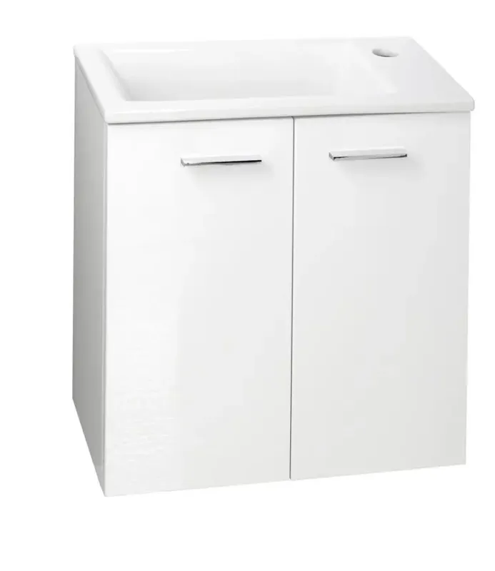 Must-Have Aqualine Zoja toiletmeubel met witte fontein 50x25x50cm wit