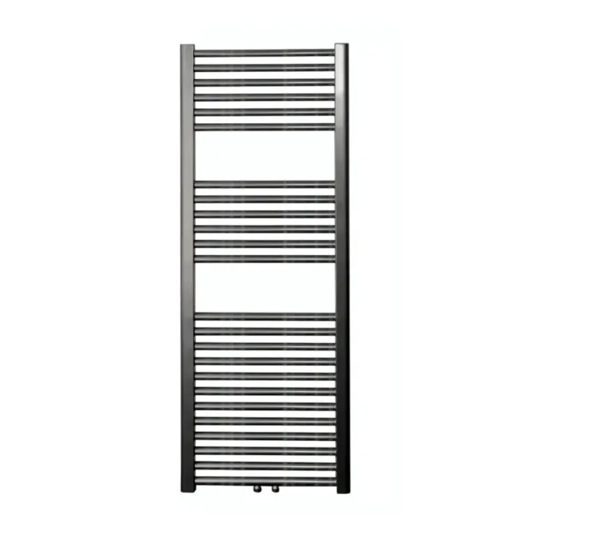 Sanicare design handdoekradiator 45x120cm midden aansluiting gunmetal Finale Uitverkoop