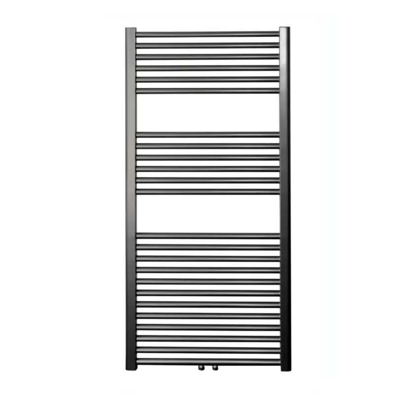 Sanicare design handdoekradiator 60x120cm midden aansluiting gunmetal Direct Verzonden