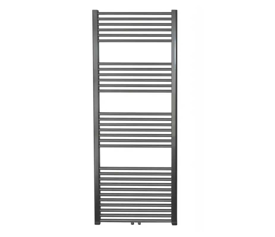 Hoge Kwaliteit Sanicare design handdoekradiator 60x160cm midden aansluiting gunmetal