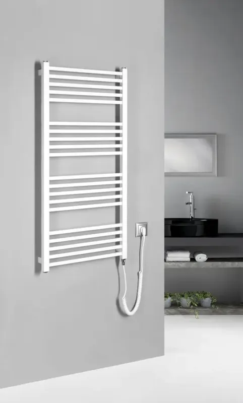 Sapho Metro E elektrische radiator 50x106cm 400W wit Favoriet