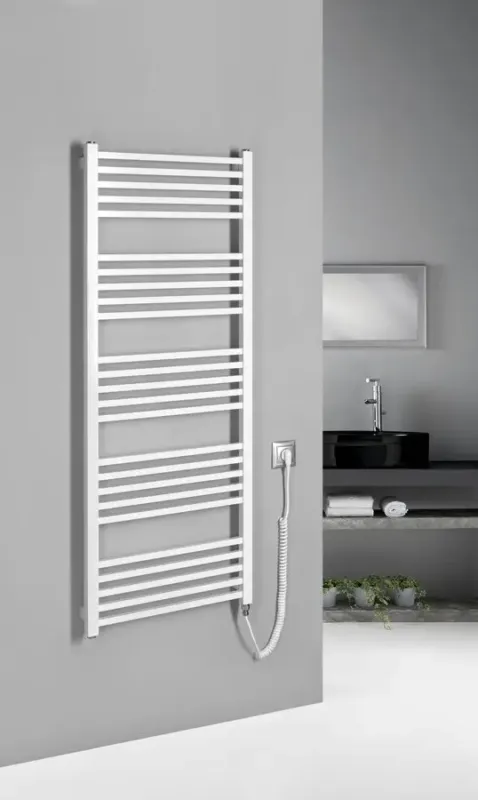 Beperkt Aanbod Sapho Metro E elektrische radiator 50x134cm 500W wit