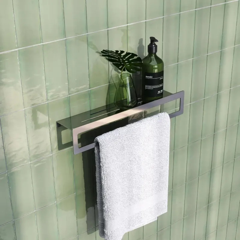 Brauer Chrome Edition handdoekrek met planchet chroom Gereduceerde Prijs