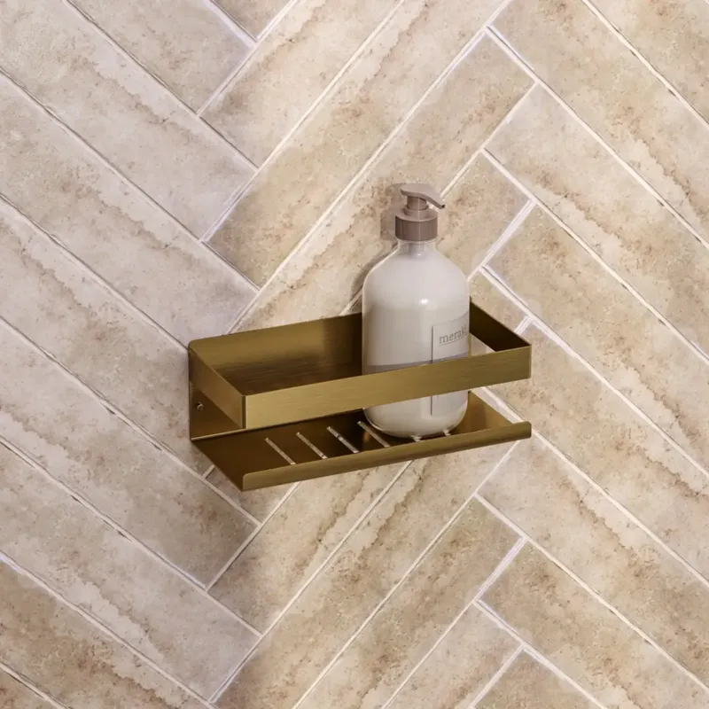 Actieprijs Brauer Gold Edition doucherek 23cm goud geborsteld PVD