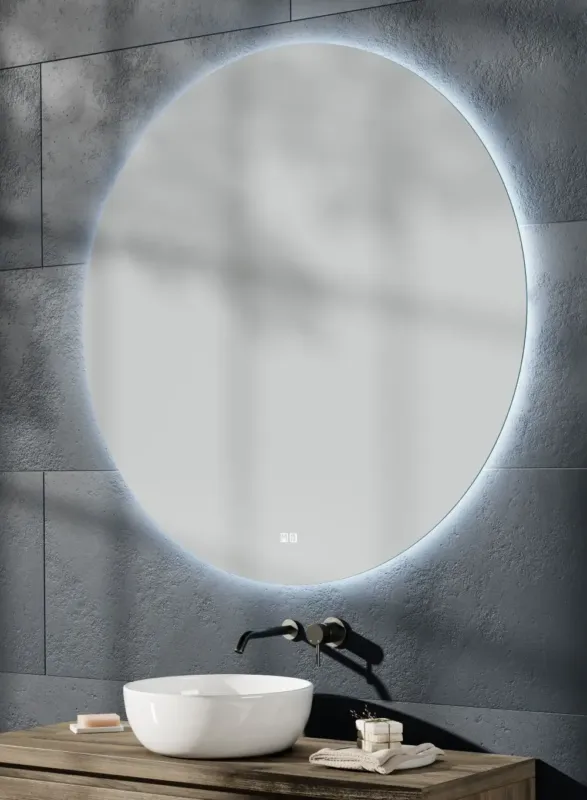 Thebalux M03 ronde spiegel 100cm met verlichting en verwarming Laatste Versie