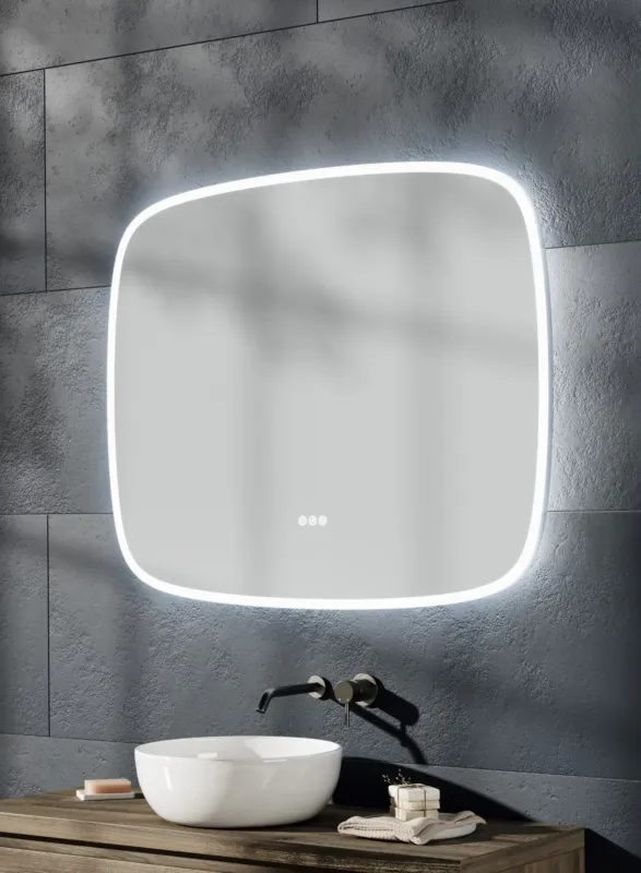 Merkproduct Thebalux M09 spiegel 70x70cm met verlichting en verwarming