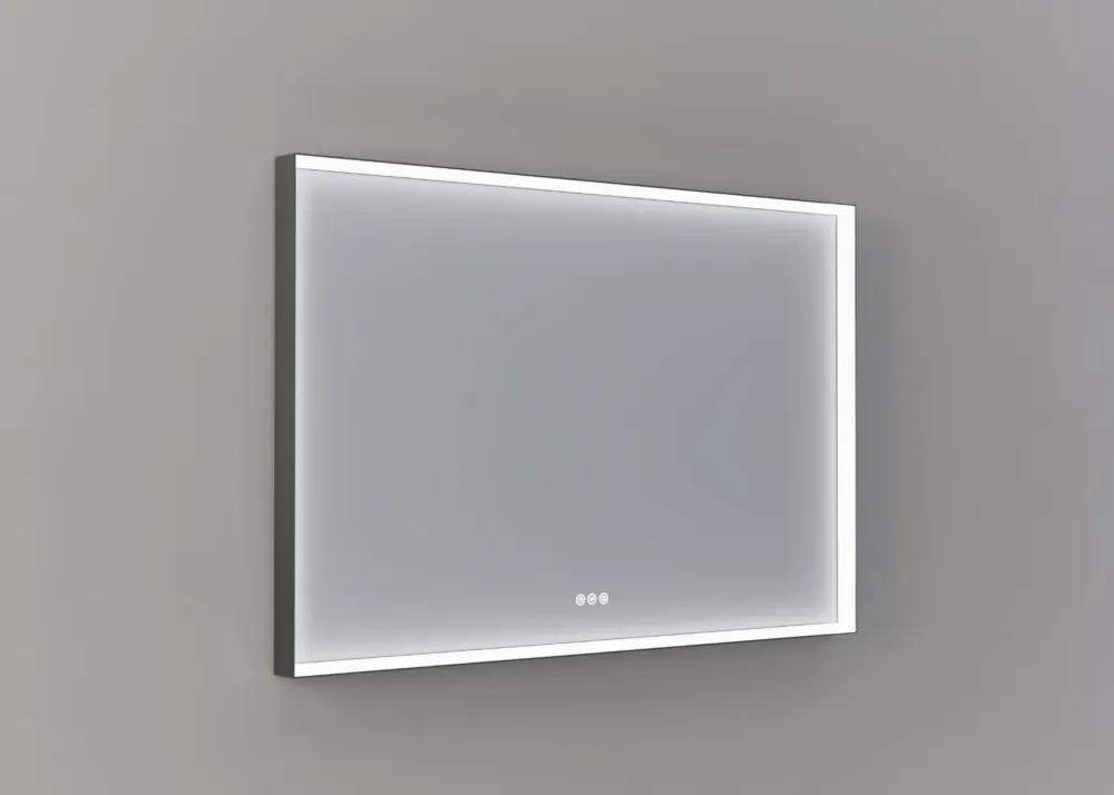 Thebalux M20 spiegel 120x80cm met verlichting en verwarming ijzer verouderd Goedkoop