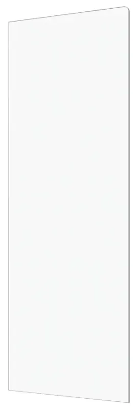 Polysan Fisa glas voor badwand 60x150cm Favoriet