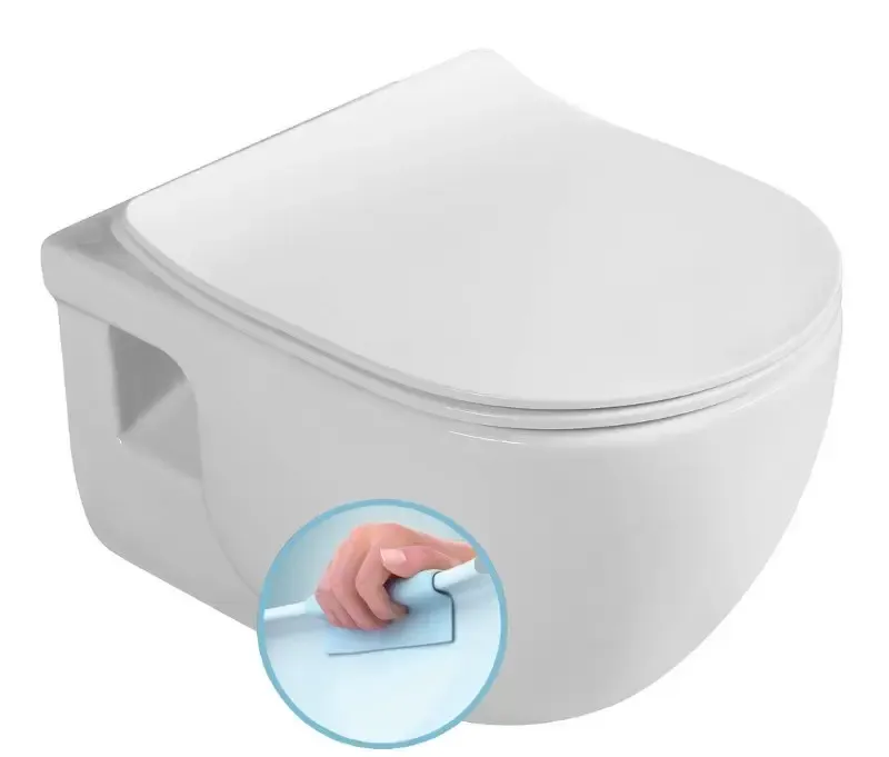 Tijdelijk Beschikbaar Sapho Brilla randloze toiletpot 36.5x53cm wit