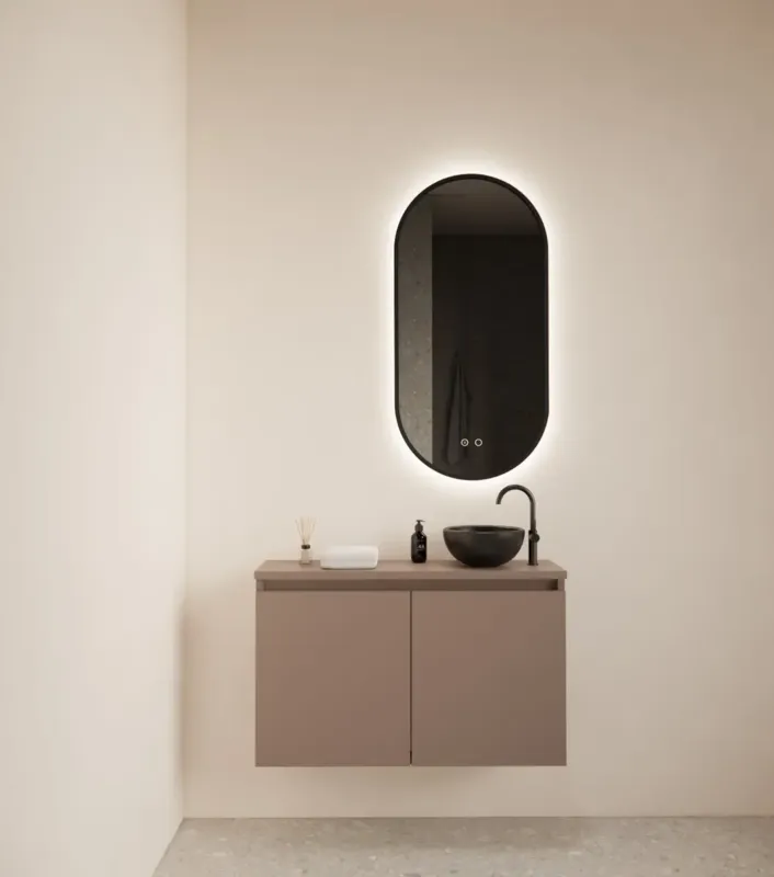 Gliss Design Echo toiletmeubel 80cm latte Rechtstreeks Van De Fabrikant
