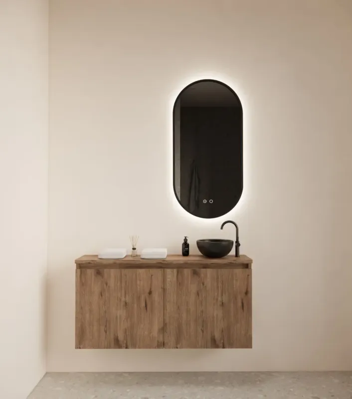 Gliss Design Echo toiletmeubel 100cm wellington oak Dagaanbieding