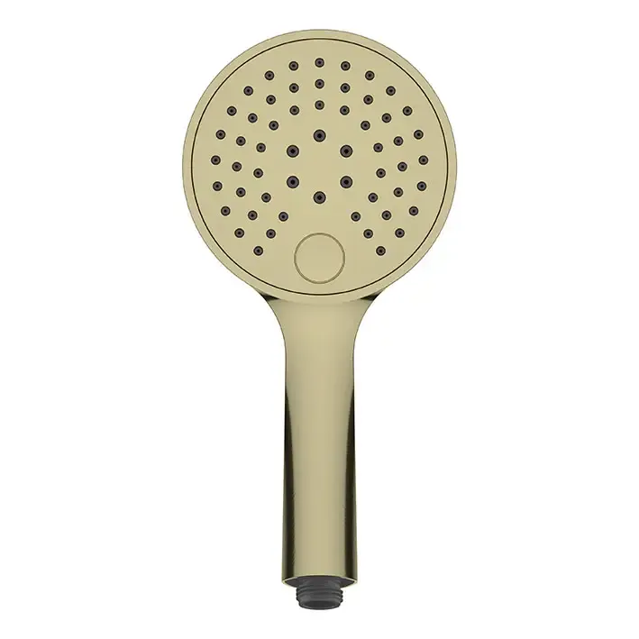 Korting Mueller Gold handdouche met 3 standen geborsteld messing