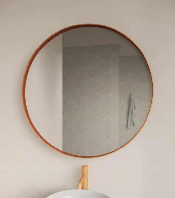 Bestseller Gliss Design Asteri ronde spiegel 70cm rosé koper