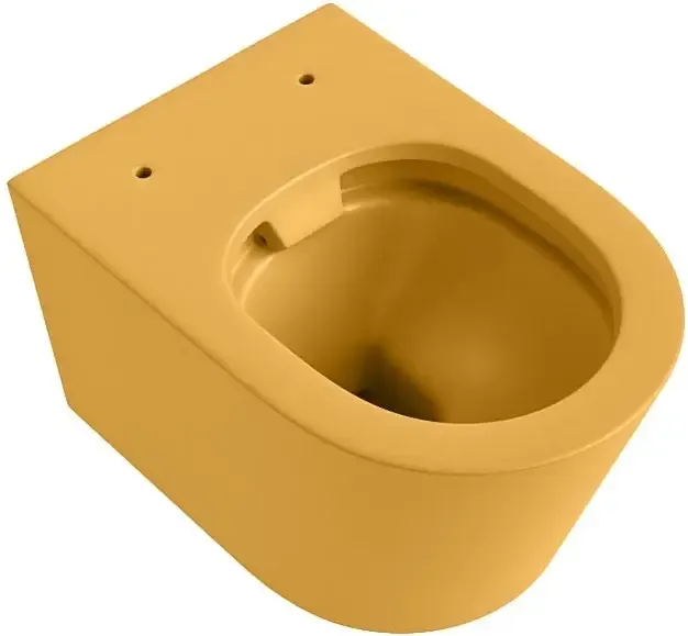 Aanbieding Mondiaz Lavie toiletpot randloos en diepspoel ocher