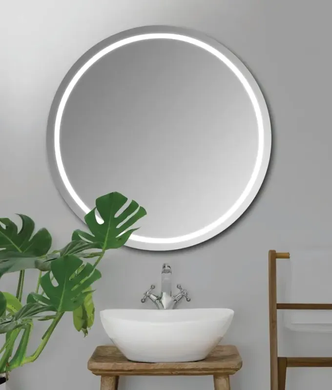 Speciale Aanbieding Sapho Nyx ronde spiegel met verlichting 60cm