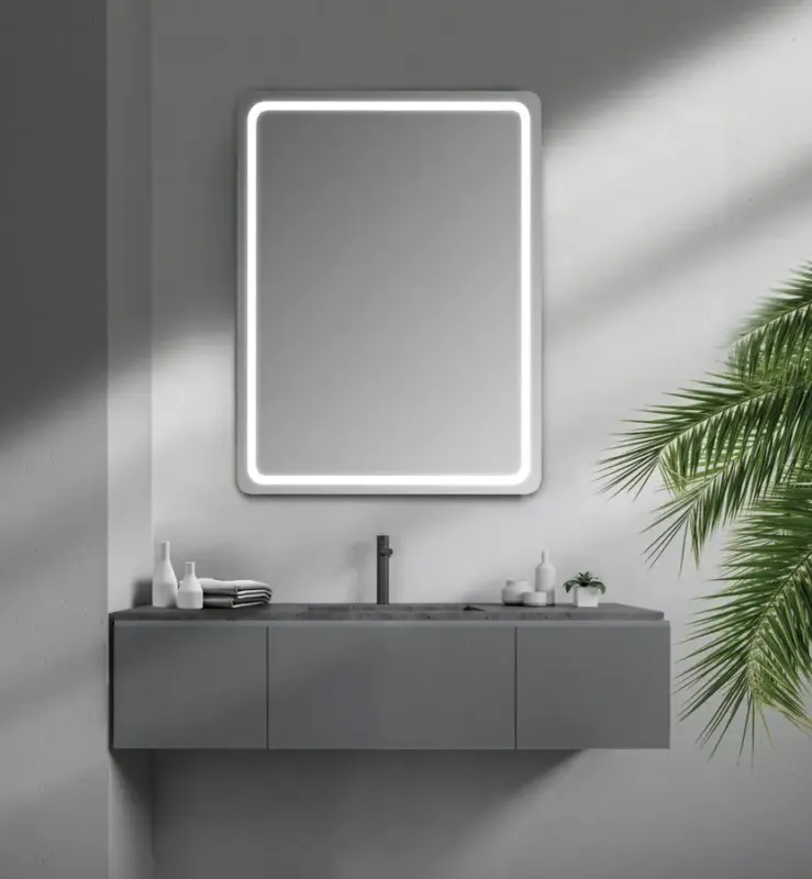 Nu Kopen Sapho Nyx badkamerspiegel met verlichting 50x70cm