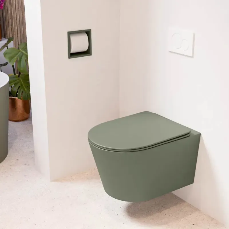 Laatste Versie Mondiaz Lavie toiletpot randloos met softclose zitting army