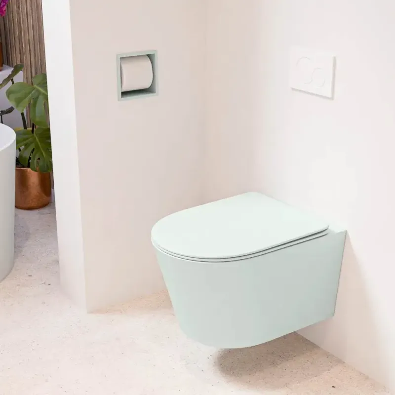 Voordeelprijs Mondiaz Lavie toiletpot randloos met softclose zitting greey