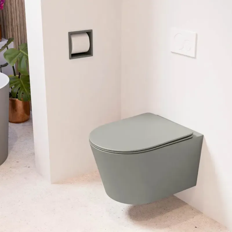 Mondiaz Lavie toiletpot randloos met softclose zitting smoke Alleen Vandaag