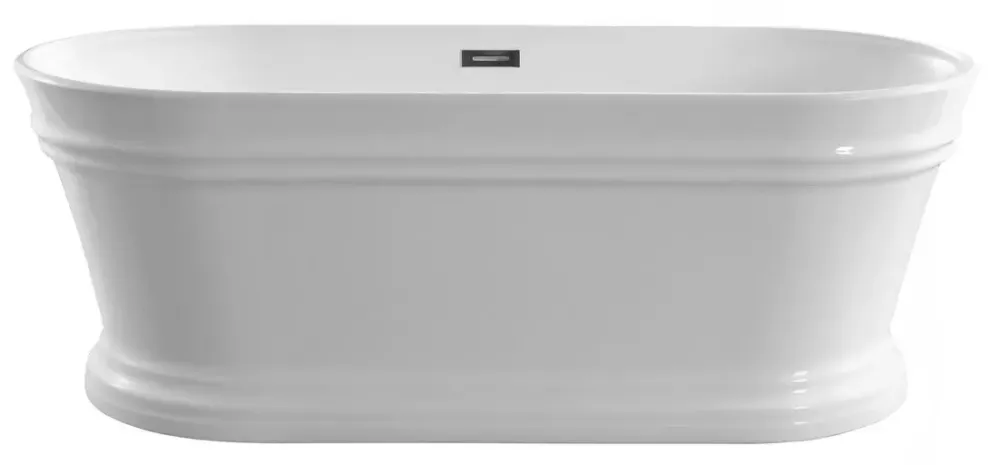 Aqualine Antik vrijstaand bad 160x79cm wit glans Beperkt Aanbod