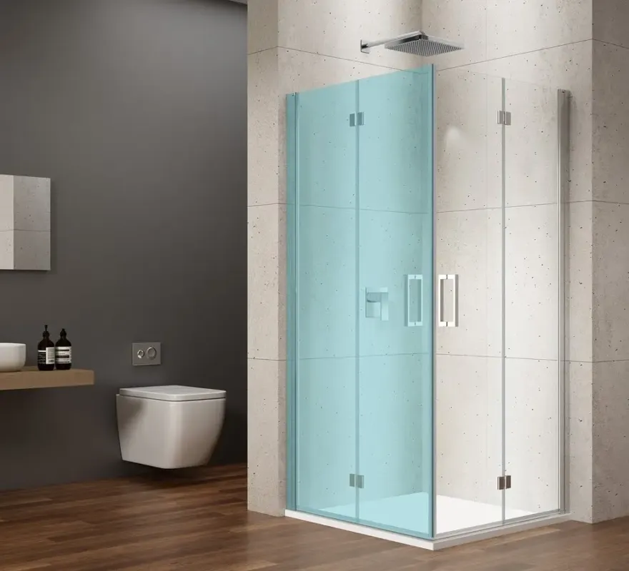 Gelco Loro vouwbare douchedeur links- en rechtsdraaiend 80x200cm chroom Actieprijs