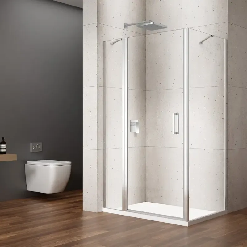 Gelco Loro douchecabine met draaideur 100x100cm chroom Fabrieksprijs