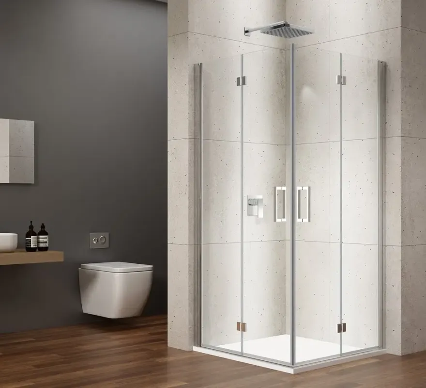 Beperkte Voorraad Gelco Loro douchecabine met vouwdeuren 70x80cm chroom