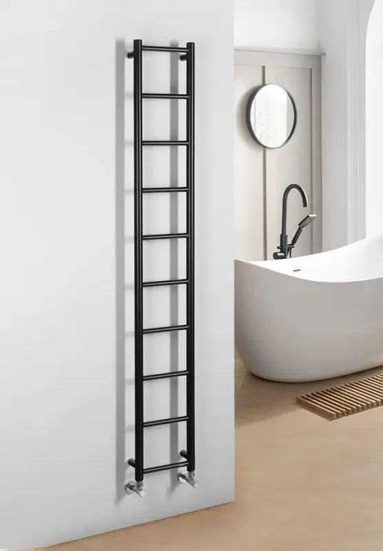 Alleen Vandaag Sapho Dina handdoekradiator mat zwart 25x168cm 280W