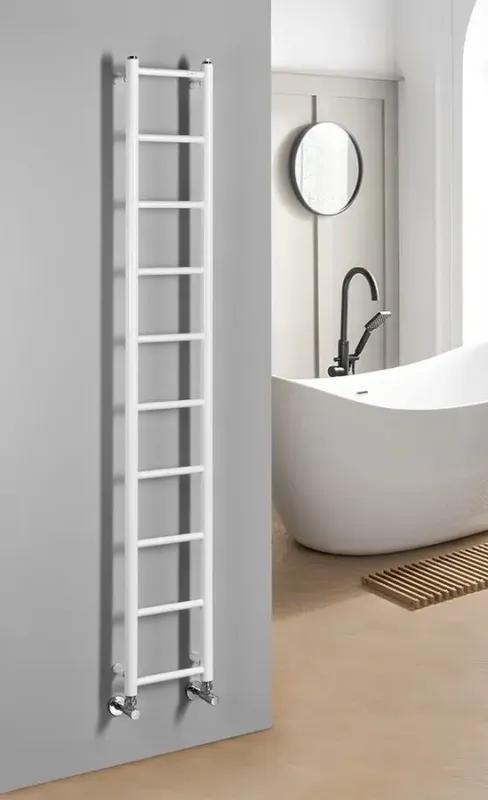Lage Kosten Sapho Dina handdoekradiator mat wit 25x168cm 280W