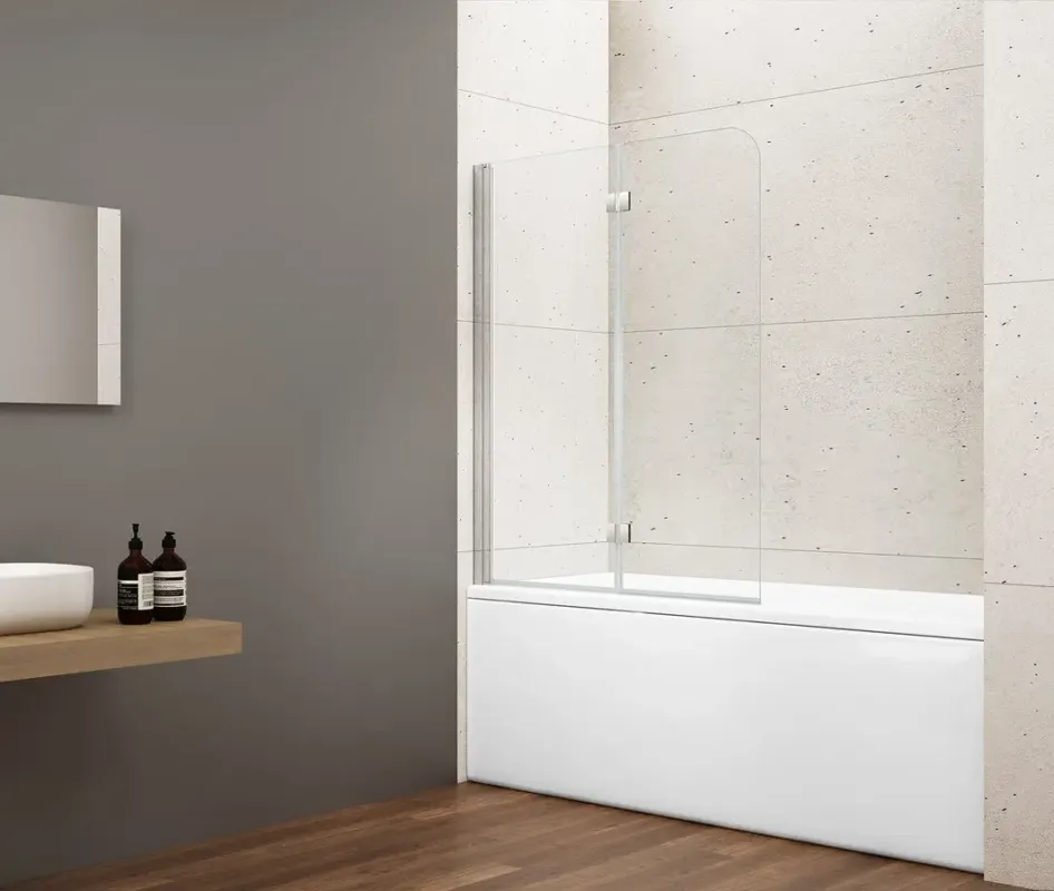 Gelco Loro draaibare badwand 90x150cm chroom Laatste Versie